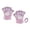 Purple, variant on Waroomhouse 1 Pair Women Winter Gloves Half-finger Cat Paw Shape Thick Plush Elastic Warm Heat Retention Non-slip Windproof Wrist Protection Cycling Riding Mittens