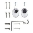 thumbnail image 2 of Eclipse 48 in. - 86 in. Room Darkening Wrap Rod, 5/8 in. Diameter, 2 of 8
