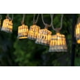thumbnail image 3 of garden LUMAUR800XXSLNW 315 in. 35 Lumens Rechargeable Aurora Solar Rattan String Light, Natural, 3 of 8
