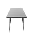 thumbnail image 2 of Austin Industrial Dining Table in Brushed Silver by LumiSource, 2 of 3