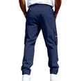 thumbnail image 3 of Domzle Men's Relaxed Fit Cargo Pants Straight Leg Casual Work Sweatpants with Pockets for Hiking Fishing Construction Navy XL, 3 of 5