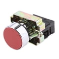 thumbnail image 4 of 2x 22mm DYNWAVEMX Interruptor de Botón Pulsador 220V 10AXB2-BA42 22mm Rojo, 4 of 8
