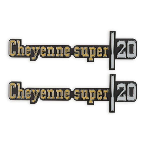 Brothers Trucks 04-542 Fender Emblems - Cheyenne Super 20