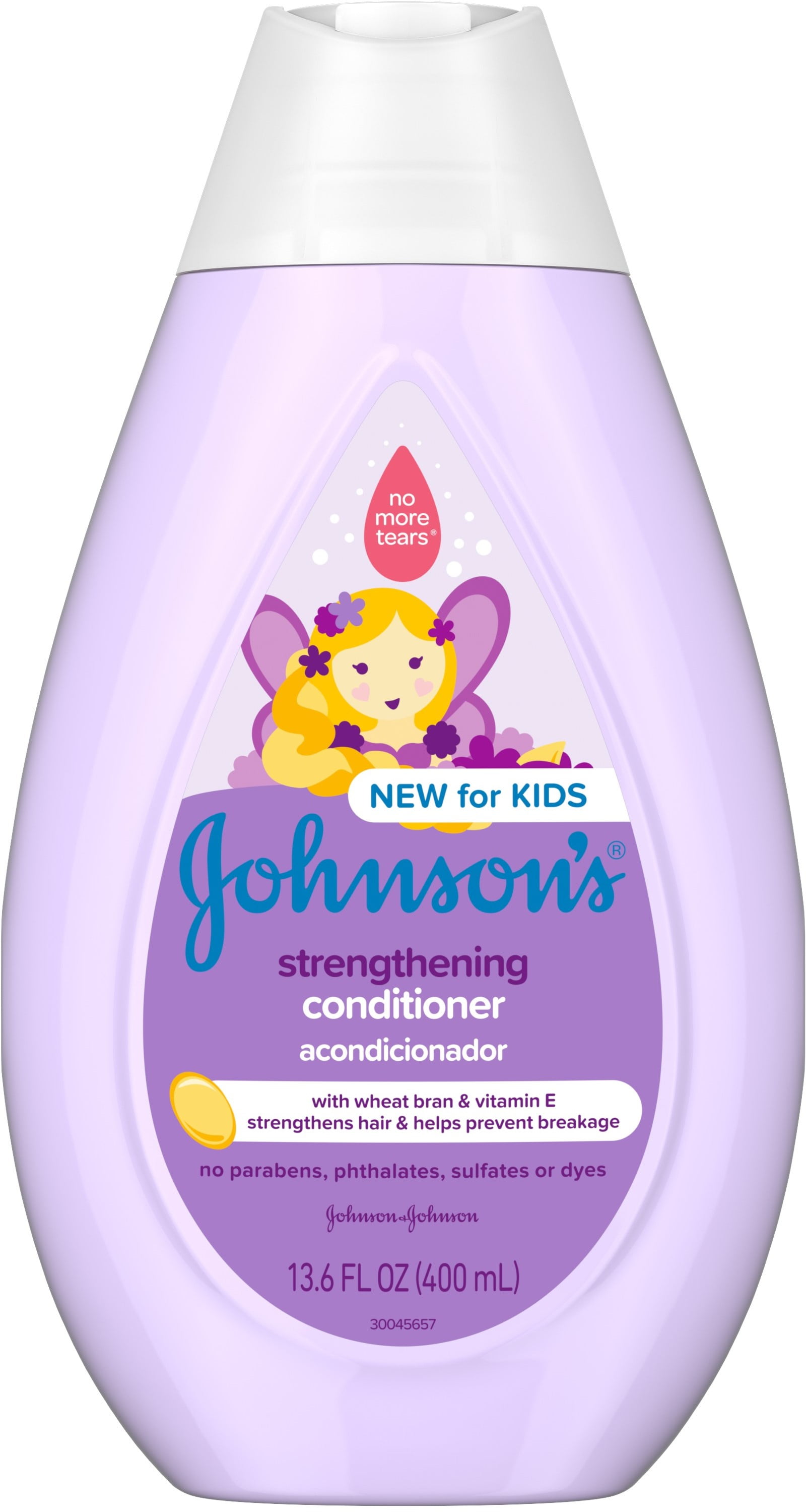 JOHNSON & JOHNSON Strengthening TearFree Kids' Conditioner, Sulfate & Dye Free, 13.6 fl. oz 1