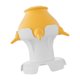 thumbnail image 4 of Comedero de leche para mascotas Yuxing con 4 tetinas de silicona suave base elevada color amarillo, 4 of 5