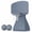 Stone Blue, variant on Coast Modern Poolside Basketball Hoop with Wheels - Premium Outdoor Pool Basketball Hoop with 2 Swimming Pool Basketballs and Ball Pump - Stone Blue