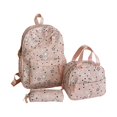 thumbnail image 4 of HJYCHN Backpack for Boys Star Print 3Pc Set Daypack with Drawstring Lunch Tote Pencil Case Back to School Supplies for Kids Bookbag for Girls Pink, 4 of 4