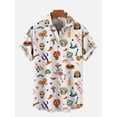 thumbnail image 5 of Camisas hawaianas de moda para hombre 2024, estilo mexicano, estampados de carteles artísticos de grafitis coloridos, camisa de manga corta, ropa estilo hawaiano, 5 of 5