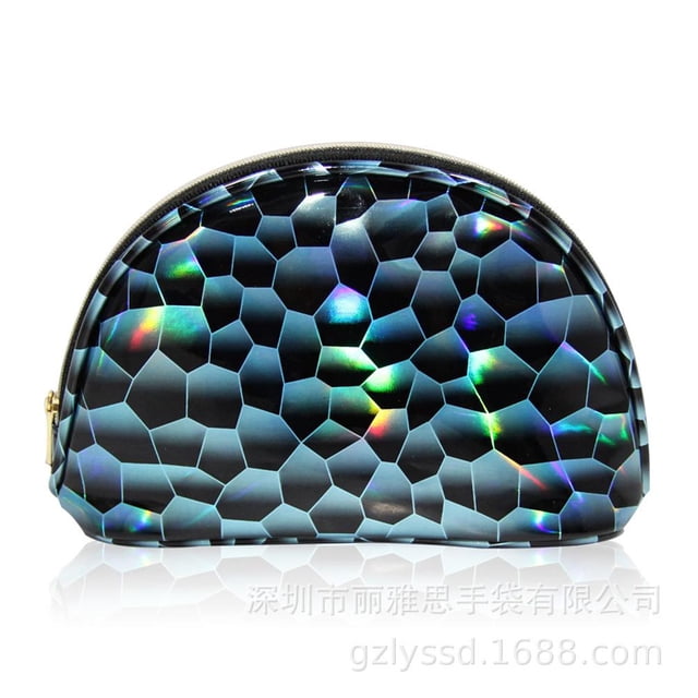 Bolsa De Cosméticos Bolsa De Cosméticos De Concha Semicircular Bolsa De Almacenamiento De Lavado Duradera A Prueba De Agua Serendint AP006411-02