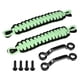thumbnail image 1 of Correas limitadoras para puerta de coche, amortiguador de puerta restrictor apto para Jeep Wrangler TJ con soportes de correa para puerta, paquete de 8, negro, verde claro, 1 of 1