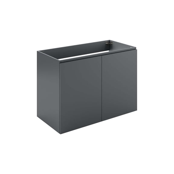 Vitality 36" Wall-Mount Bathroom Vanity Gray