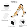 thumbnail image 5 of Lsque Sunflower Gnomes 2 Pattern Sport Compression Socks for Men & Women 15-20 mmHg Knee High Nurse Pregnant Running Medical and Travel Athletic, 5 of 6