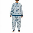thumbnail image 4 of Wizarding World Ladies' Harry Potter Fleece 2-Piece Pajama Set, Turquoise Medium, 4 of 4