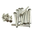 thumbnail image 2 of Rongfmy 10 Set Posts Binding Metal Screws Rivets for Photo Album Book Binding 10x55mm, 2 of 8