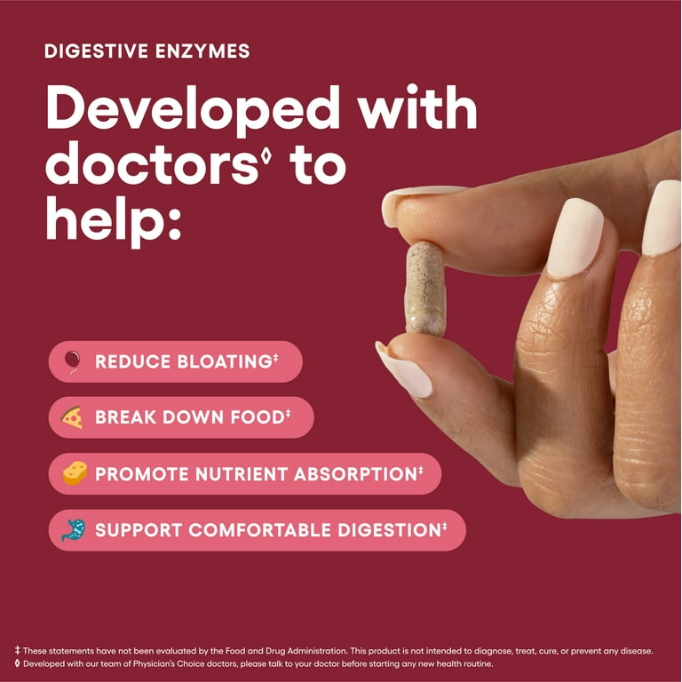 Digestive Enzymes with Probiotics, 60 Capsules photo 3