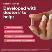 Physicians Choice Digestive Enzymes - for Digestive Health & Gut Health, Bloating & Meal Time Discomfort for Men and Women, 90ct