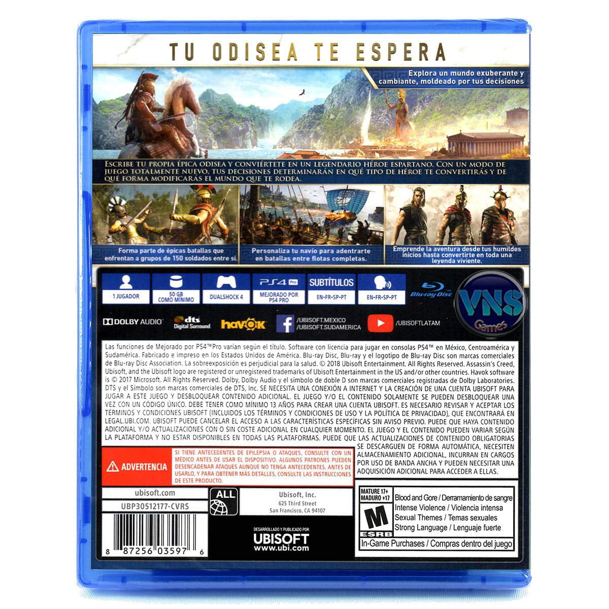 Ubisoft Assassin's Creed Odyssey Video Game For PlayStation 4