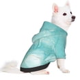 thumbnail image 2 of Bingfone Blue Marble Dog Clothes Hoodie, Pet Winter Coat,Puppy Sweatshirts For Small Dogs Boy Girl,Suitable For All Breeds-Small, 2 of 8