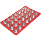 MagClip 1/2" Drive 6-1/8" x 10-1/4" Red Socket Caddy & 28 Interchangeable Pegs