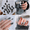 Black, variant on Jademall 48Pcs Crystal Nail Rhinestones Set, 12 Styles Mixed Sizes & Shapes 3D Glass Gems for DIY Nail Art & Craft Jewelry Decoration - Purple