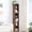 Brown, variant on YQ JENMW 2-Tier Bookcase,Narrow Bookshelf Storage Organizer for Small Spaces,Bedroom,Office,White