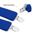 thumbnail image 2 of Buyless Fashion Bretelles pour Hommes - Sangles Élastiques Réglables de 48 Pouces 1 1/4 Pouces - Dos en X, 2 of 7