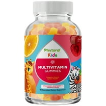 Kids Multivitamin Gummies - Phytoral 90ct Delicious Children's Natural Gummy Vitamins for Immune Support - Vitamin A, B, C, D, Zinc & More!