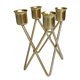 thumbnail image 2 of Sujetavelas Candelabros de hierro 4 tazas de exhibición de piezaza independiente elegante para adorno de dormitorio decoración de escritorio para el, 2 of 9