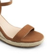 thumbnail image 3 of DREAM PAIRS Espadrilles Wedge Sandals for Women, Women's Open Toe Summer Dressy Sandals with Adjustable Ankle Strap and Soft Footbed, 3 of 7