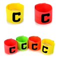 thumbnail image 3 of facefd Captain Armband Football Soccer Sports Adjustable Arm Bands Fluorescent Orange, 3 of 9