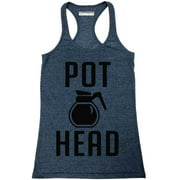 PB Coffee Pot Head Womens Tank Top