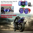 thumbnail image 4 of Sistema de sonido Bluetooth para motocicleta Altavoces estéreo a prueba de agua Radio Cargador USB Tmvgtek Autopartes, 4 of 9