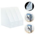 thumbnail image 4 of 3pcs File Storage Rack Magazine File Folders Desktop Acrylic File Holder Decorative File Folders Desk Organizer Clear Files Rack Vertical File Organizer File Bin For Home Office, 4 of 8