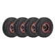 thumbnail image 4 of Juego de neumáticos de buje de coche con Control remoto de goma 1/10, 4 Uds., para Traxxas Trx4/HSP/Tamiya Axial SCX10 D90Red, 4 of 8