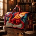 thumbnail image 3 of Deeceymbur Fashion Printed Travel Duffle Bag Yoga Tote All Purpose Handbag for Gym Workout Short Trips Daily Use, 3 of 5