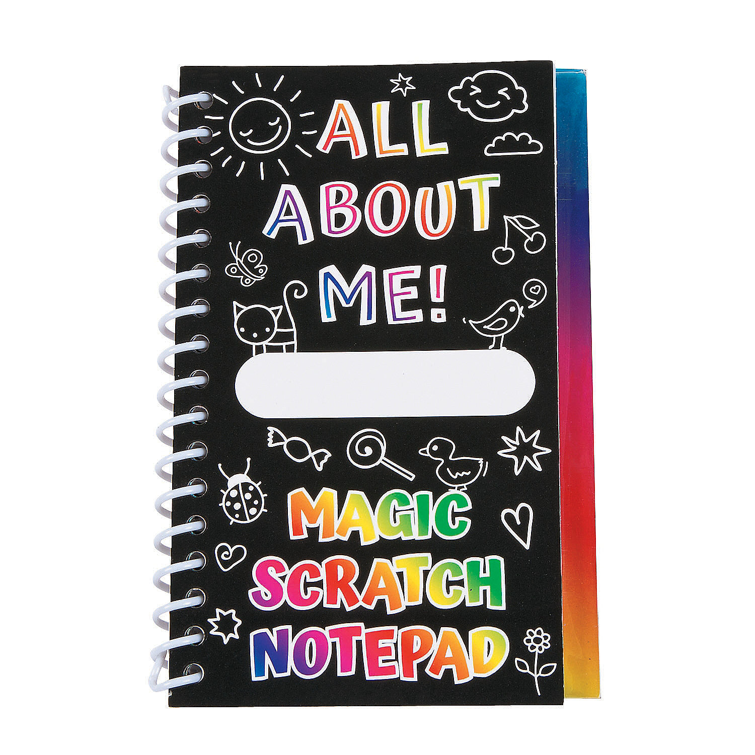 All About Me Magic Scratch Notepad Stationery 3 Pieces