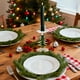 thumbnail image 5 of Portavelas de cristal para decoración de coronas de árbol de Navidad | Soporte para velas transparente para decoración navideña del hogar | Adorno para chimenea de mesa de cena romántica, 5 of 7