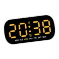 thumbnail image 4 of Reloj despertador digital Gloria con visualización de fecha y semana Amarillo, 4 of 9