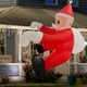 thumbnail image 5 of Muro de escalada inflable de Papá Noel para decoración interior y exterior de techos de Navidad. Luz blanca de 3 m, 5 of 9