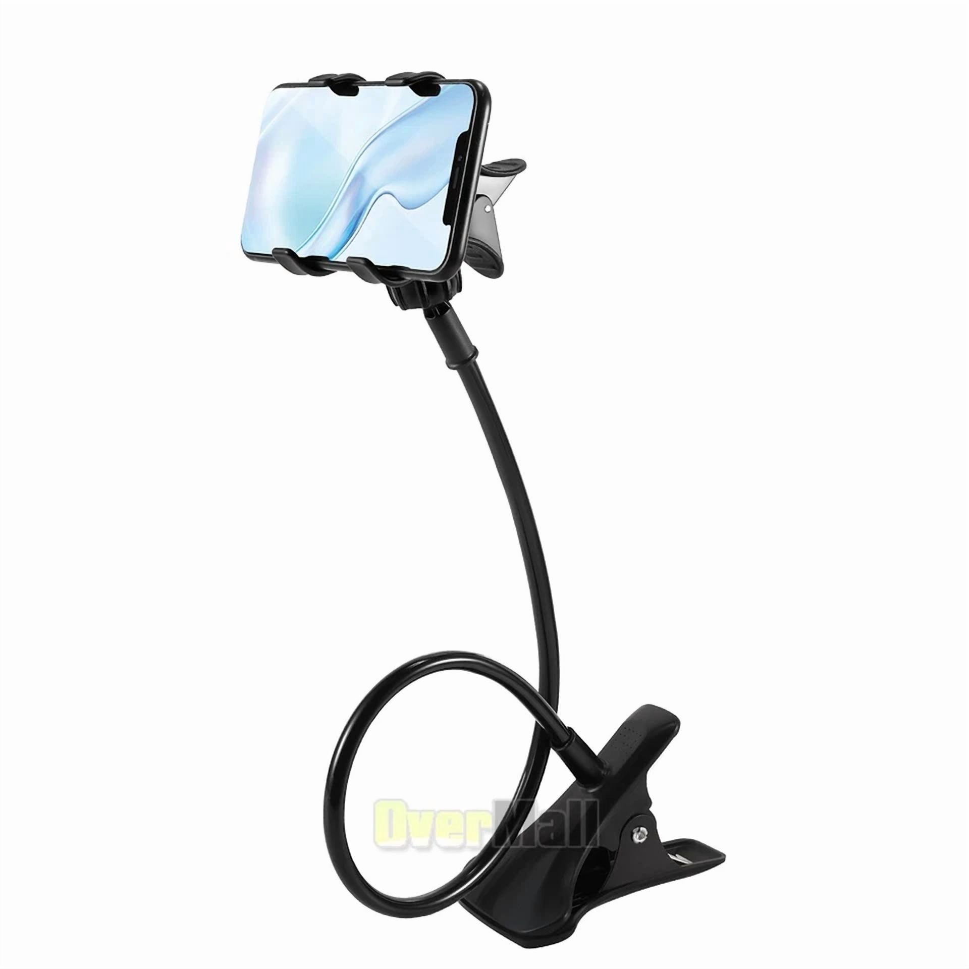 Universal Lazy Mobile Phone Gooseneck Stand Holder Flexible Bed Desk Table Clip