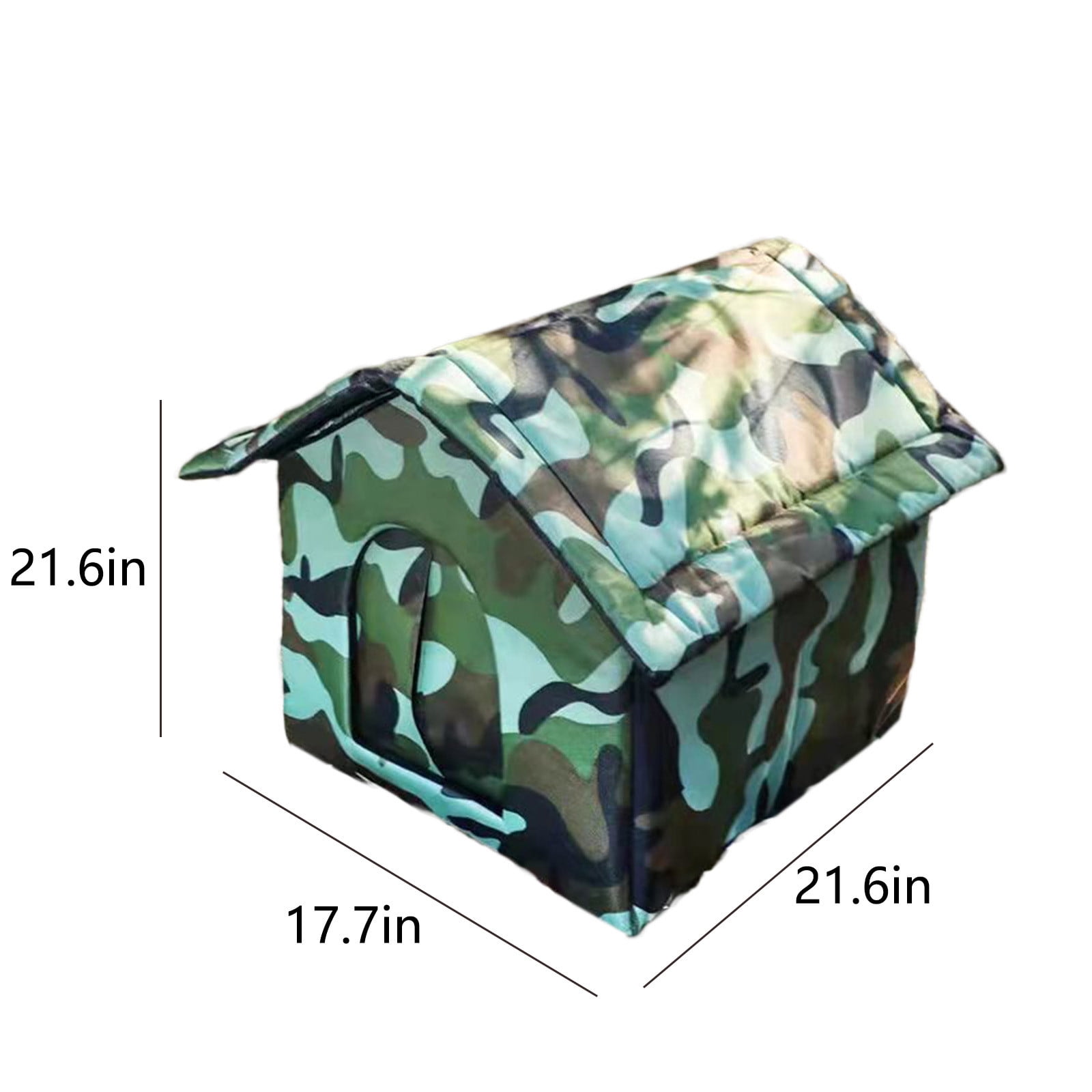 YATLTE Cat Houses for Outdoor Cats, with Waterproof Canvas Roof, Thickened Cold-Proof Nest Kitty Shelter, Cat Dog Tent Cabin for Small Pet Indoor Outdo, Stray Cats Shelter
