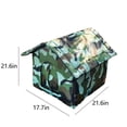thumbnail image 3 of YATLTE Cat Houses for Outdoor Cats, with Waterproof Canvas Roof, Thickened Cold-Proof Nest Kitty Shelter, Cat Dog Tent Cabin for Small Pet Indoor Outdo, Stray Cats Shelter, 3 of 6