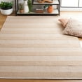thumbnail image 2 of SAFAVIEH Striped Kilim Hilbert Striped Cotton Area Rug, Ivory/Gold, 6' x 9', 2 of 9