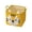 Yellow, variant on Foldable Animal Cube Storage Bins Fabric Toy Box/Chest/Organizer for Toddler/Kids Nursery, Playroom Pink