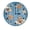 FFclock032, variant on ZXCXRQFa Red Wine Glass Leaf Grapes Wall Clocks Battery Operated 10 Inch Silent Non-Ticking Quiet Desk Clock Decor for Living Room Home Office School Kitchen