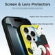thumbnail image 3 of Funda de TPU de Mickey Mouse para iPhone 16 Pro: ultrafina, a prueba de golpes, antiamarilleo, resistente a arañazos, compatible con carga inalámbrica, agarre mejorado, estilo negro., 3 of 7