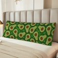 thumbnail image 6 of Lsque Big Colorful Avocados Body Pillow Case Cover,Ultra-Soft Microfiber Bed Pillow Cases 20x54 inches,Elegant Bedding,Breathable Durable Pillow Cover with Envelope Closure, 6 of 8