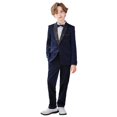 thumbnail image 6 of JTieaclothes Elegant Boys For Sparkling Solid With Dress Pants London Style For Performances Pages And Rehearsals,Boys Outfit Sets Sizes 9-10 Years, 6 of 7
