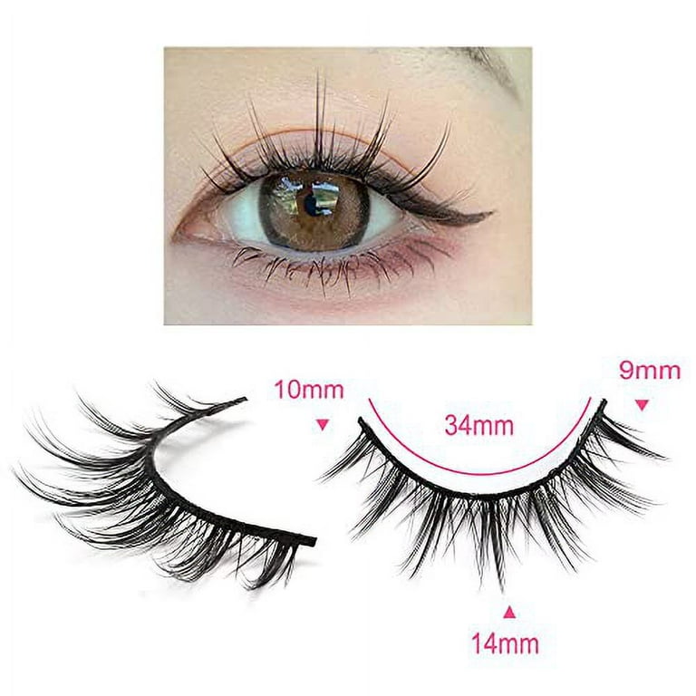 Manga Lashes Natural Look False Eyelashes 3D Spiky Wispy Eyelashes Thai  Anime Lashes Asian Volume Fake Eyelashes Cosplay False Lashes 7 Pairs by  TOOCHUNAG - Yahoo Shopping