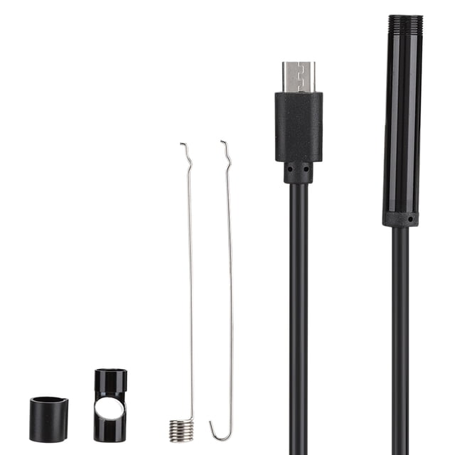 Endoscopio portátil, 2 en 1 HD IP67, herramienta de endoscopio USB resistente al agua, endoscopio LED, rendimiento finamente ajustado